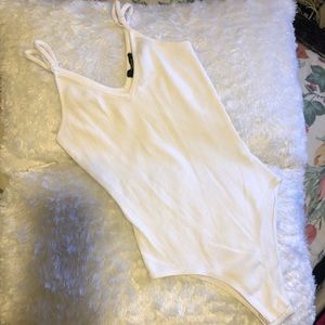 True White Cami Bodysuit